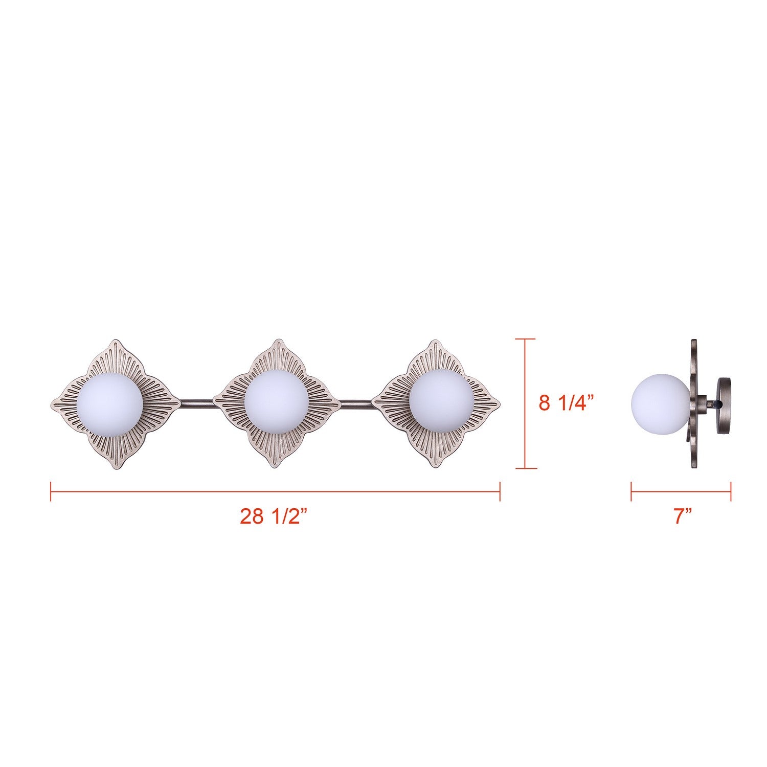 Applique de vanité 3 lumières | Gianna