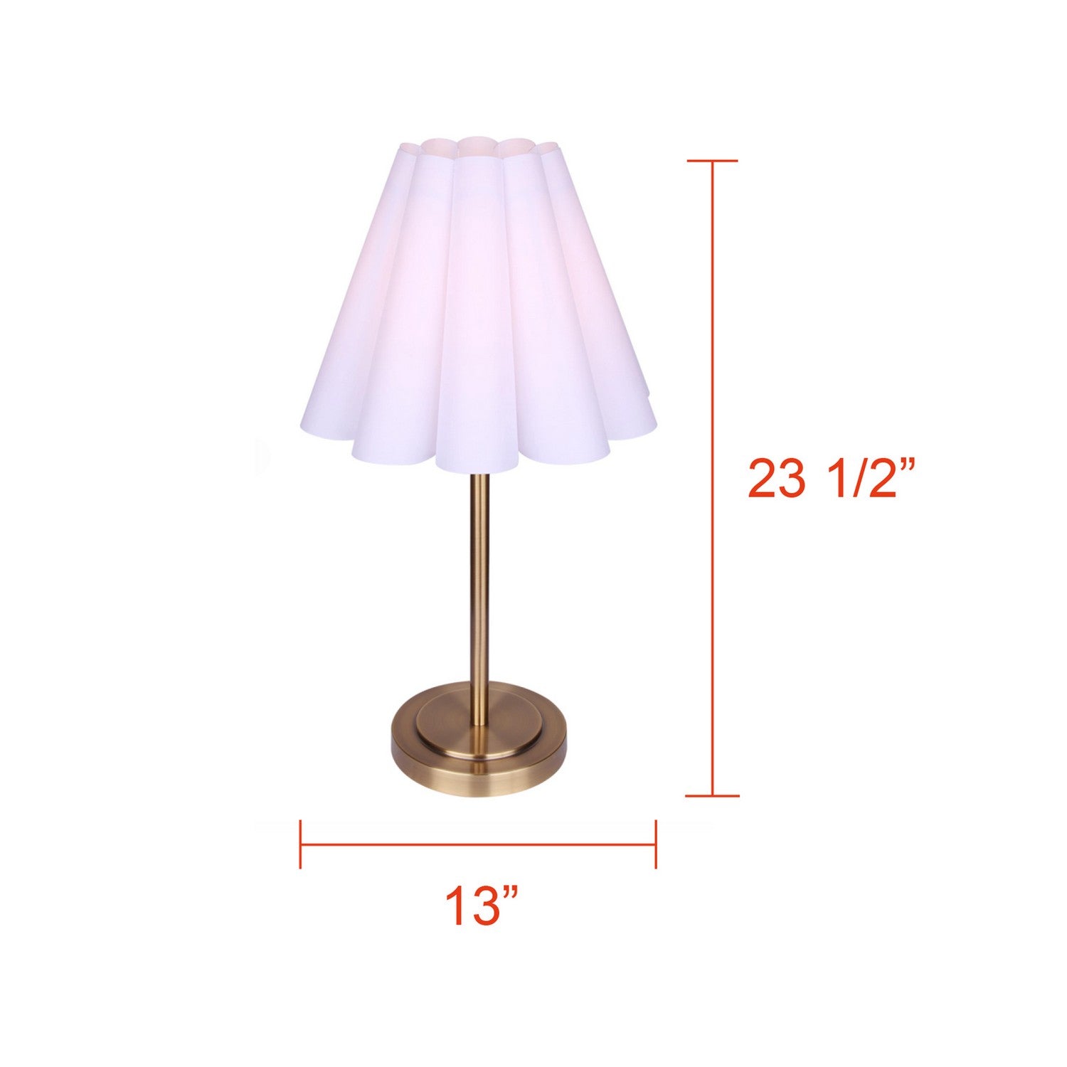 Lampe de table 1 lumière | Iris
