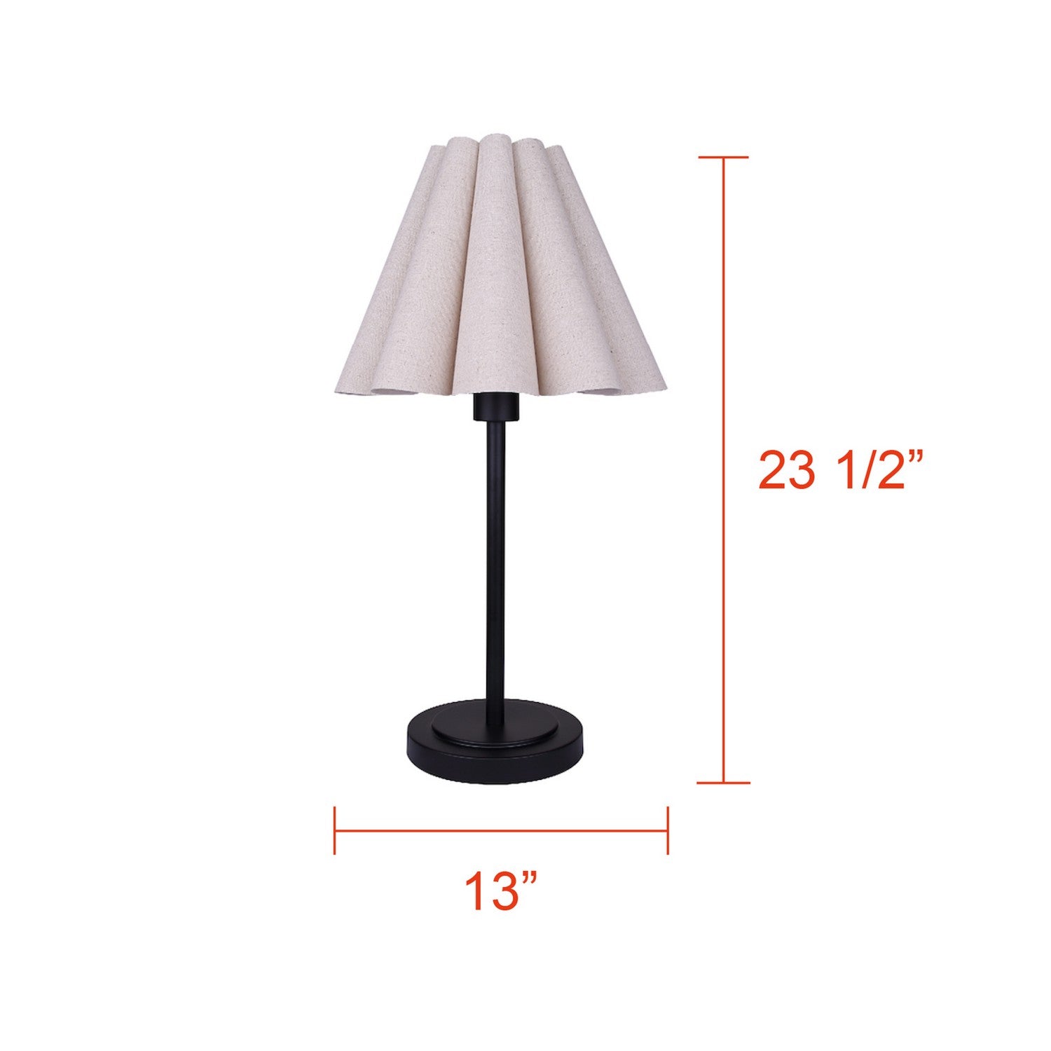 Lampe de table 1 lumière | Iris