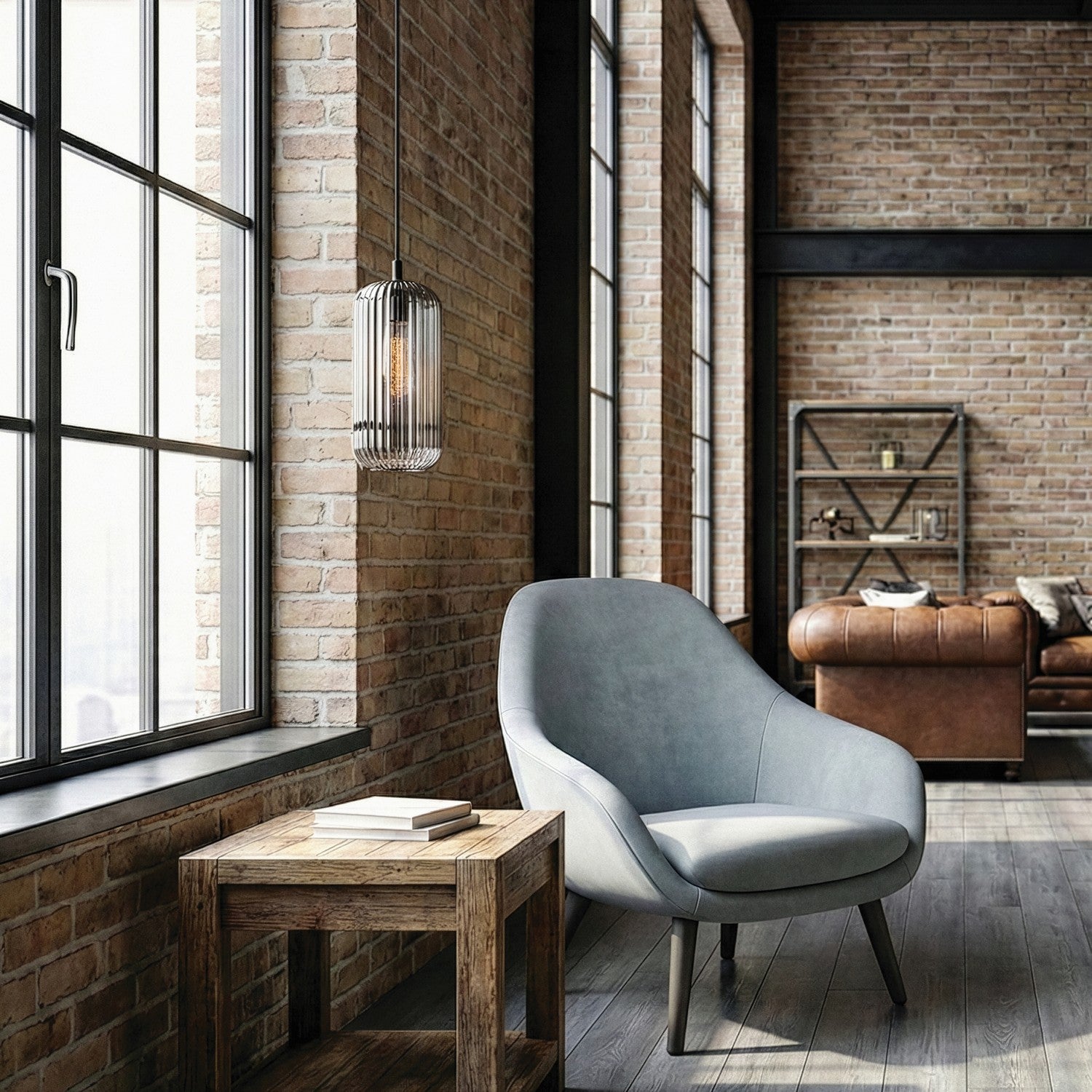 Suspension 1 lumière | Malek