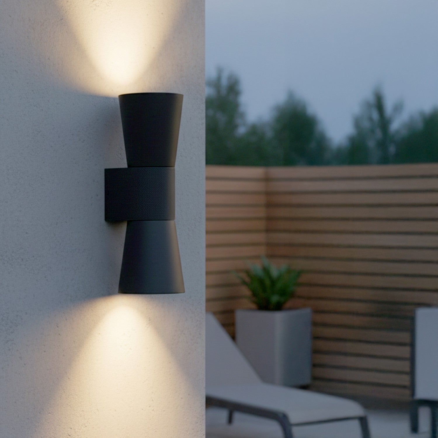 Lanterne murale extérieure 2 lumières | Rami