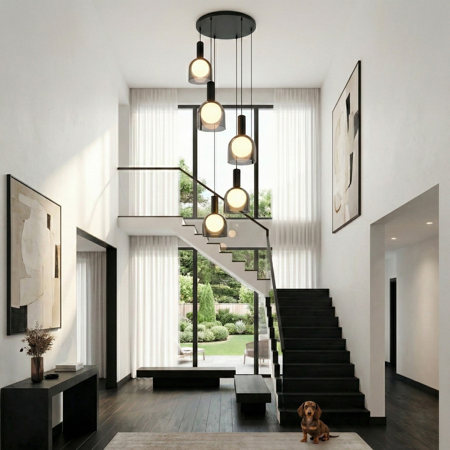 Suspension 6 lumières | Juna