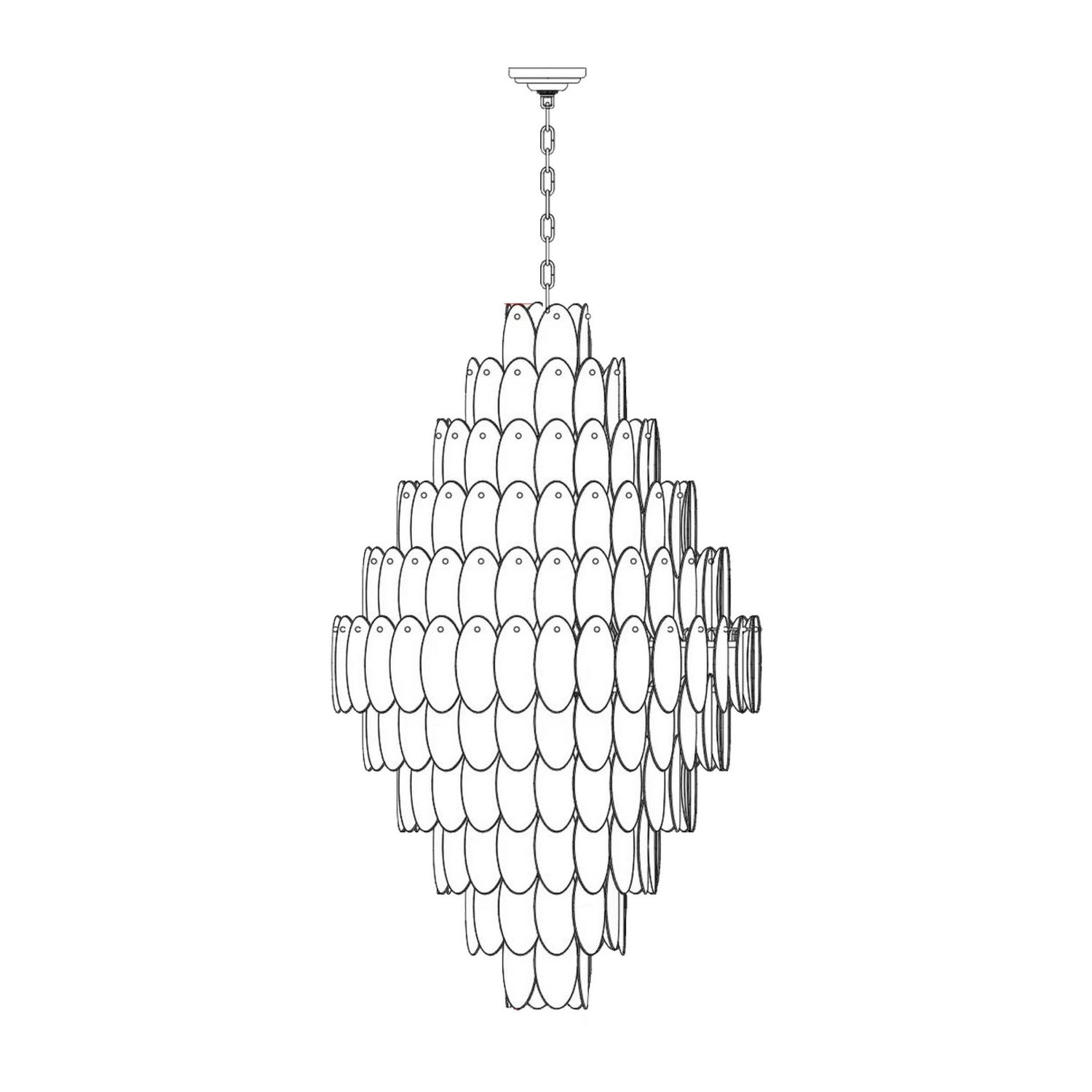 Lustre 19 lumières | Serena