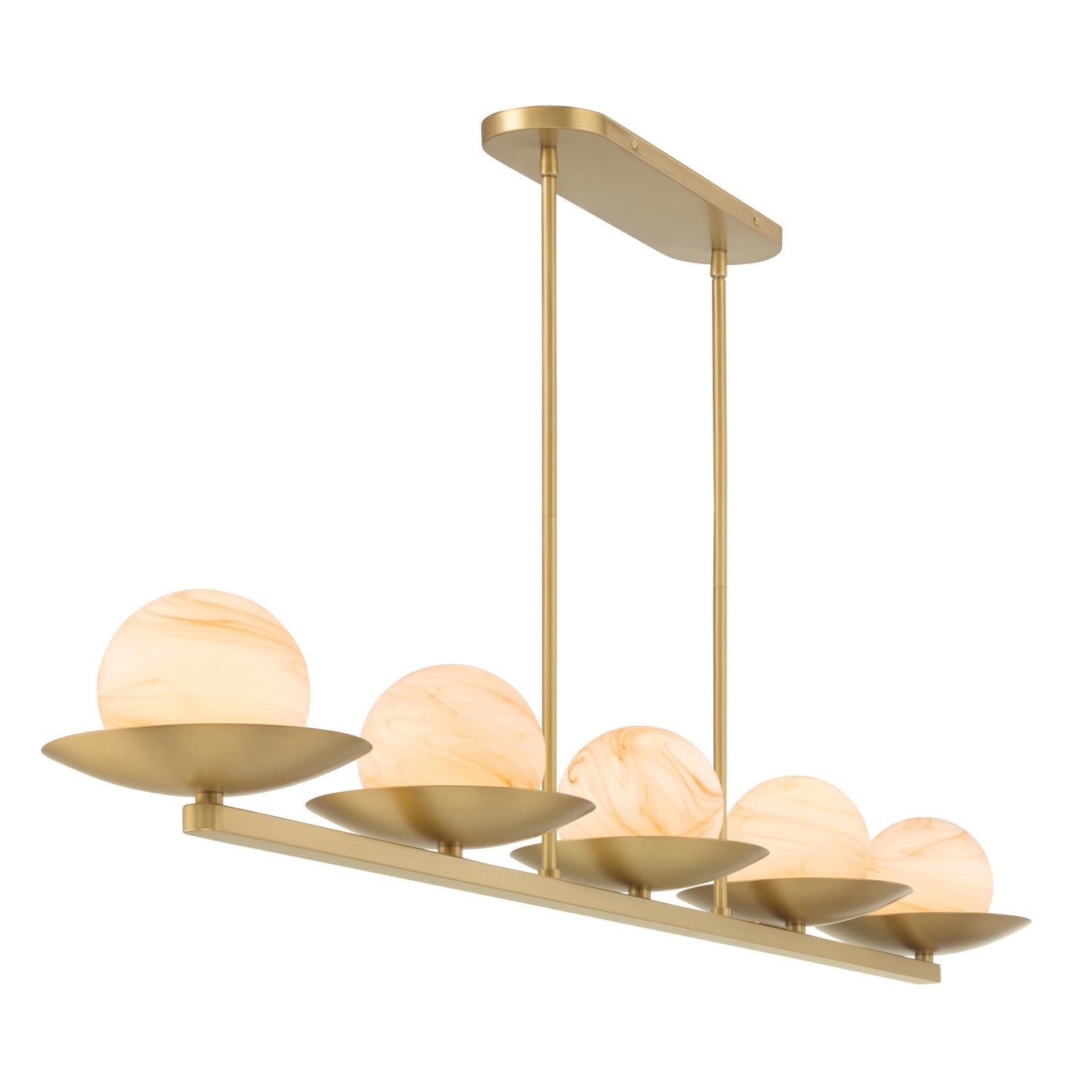 Lustre linéaire 5 lumières | Olenne