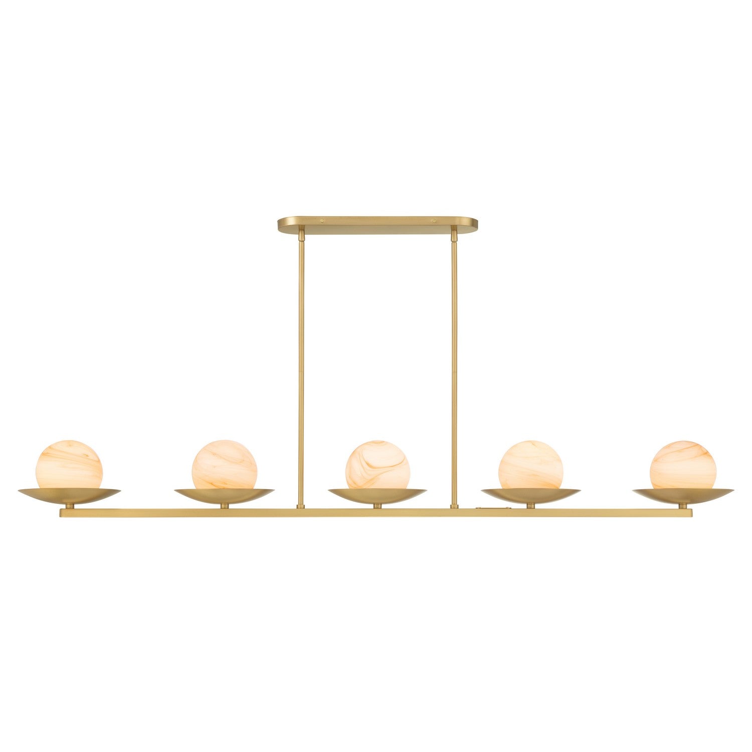 Lustre linéaire 5 lumières | Olenne