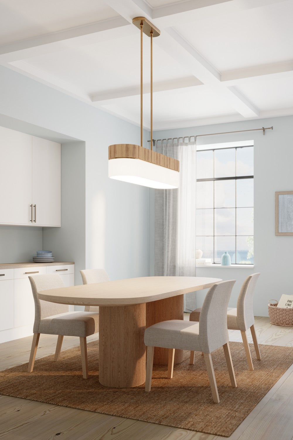 Lustre linéaire 5 lumières | Nebri