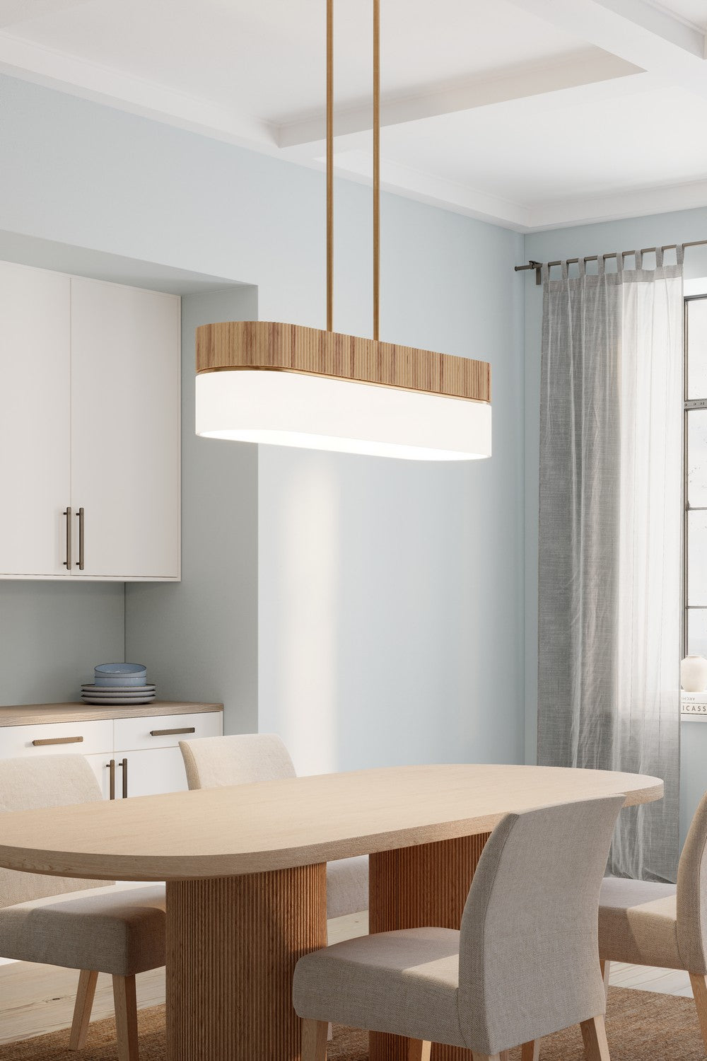 Lustre linéaire 5 lumières | Nebri