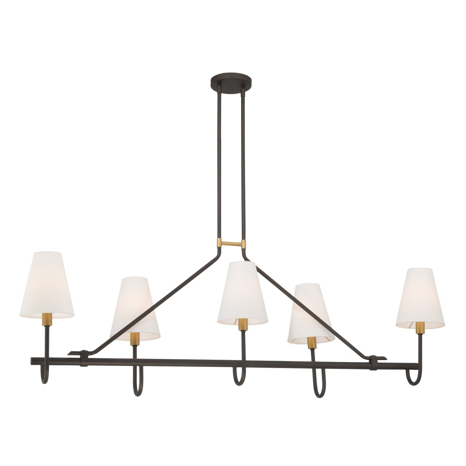 Lustre linéaire 5 lumières | Bellforge