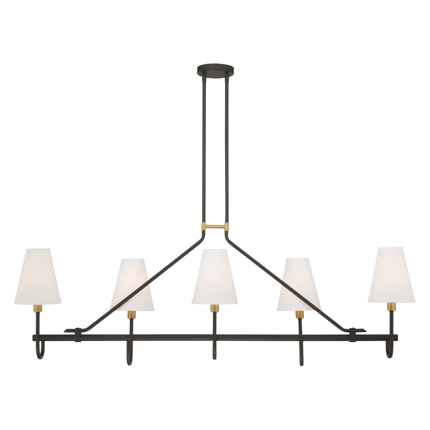 Lustre linéaire 5 lumières | Bellforge