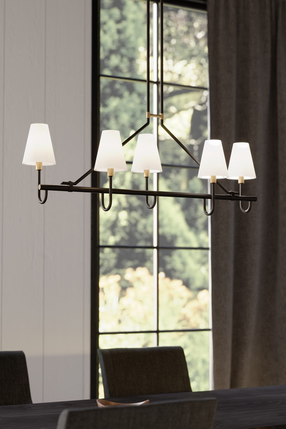 Lustre linéaire 5 lumières | Bellforge