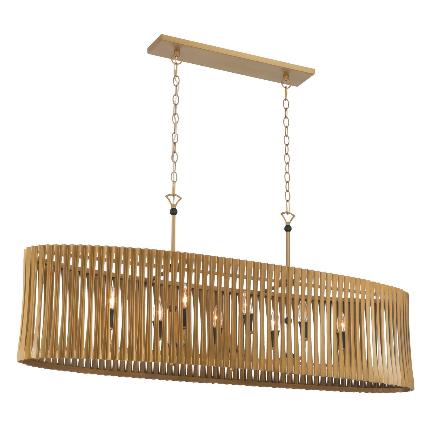 Lustre linéaire 8 lumières | Aven