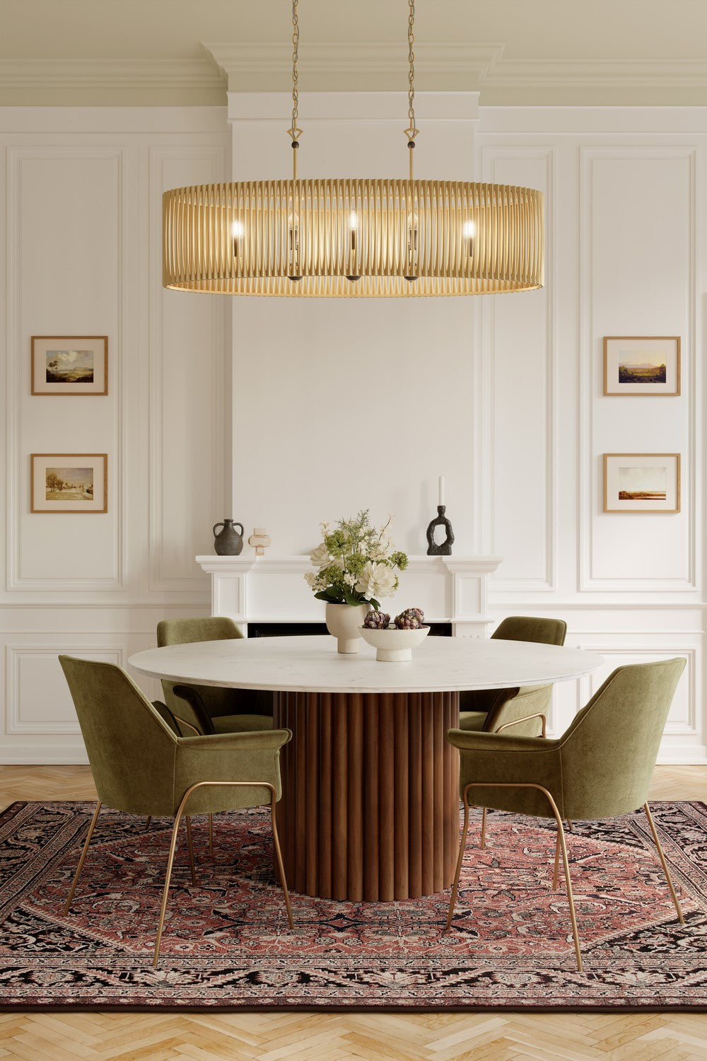 Lustre linéaire 8 lumières | Aven