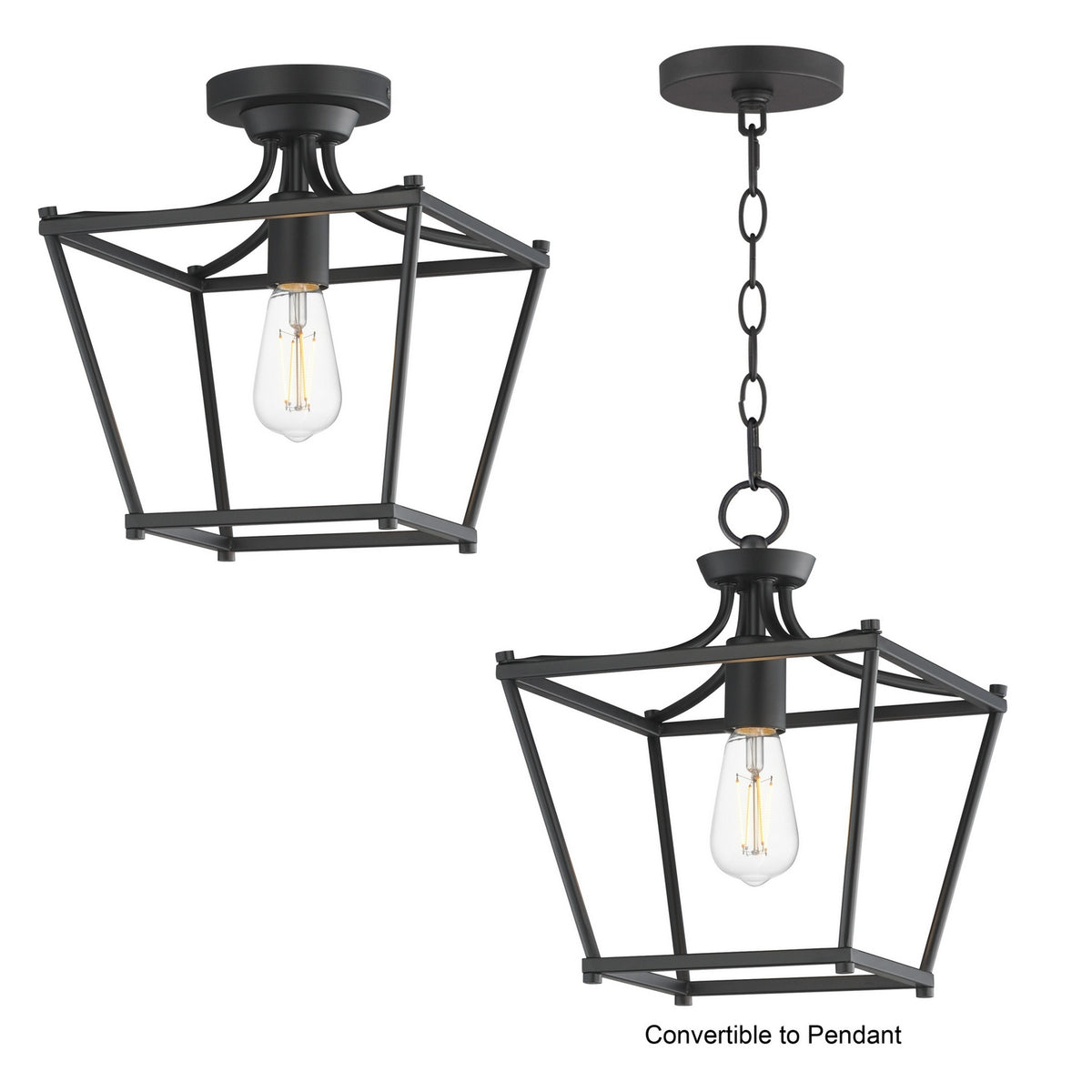 Suspension ou semi-plafonnier 1 lumière | Clifton