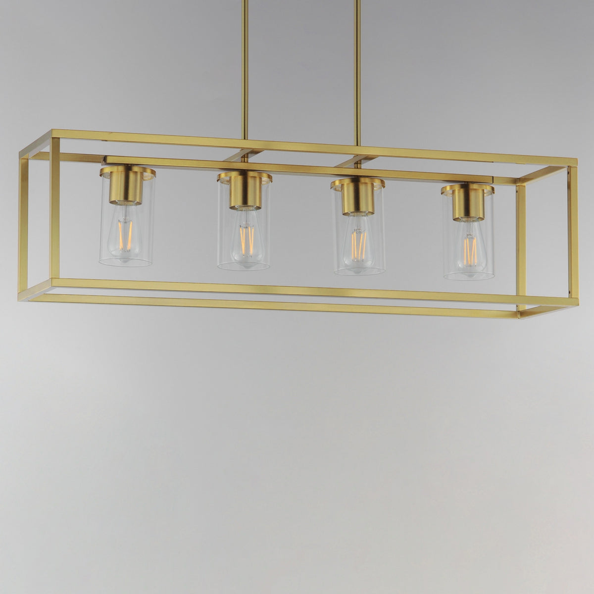 Suspension linéaire 4 lumières | Lateral