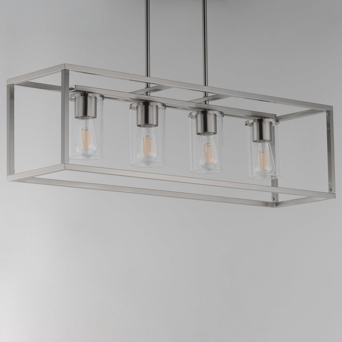 Suspension linéaire 4 lumières | Lateral