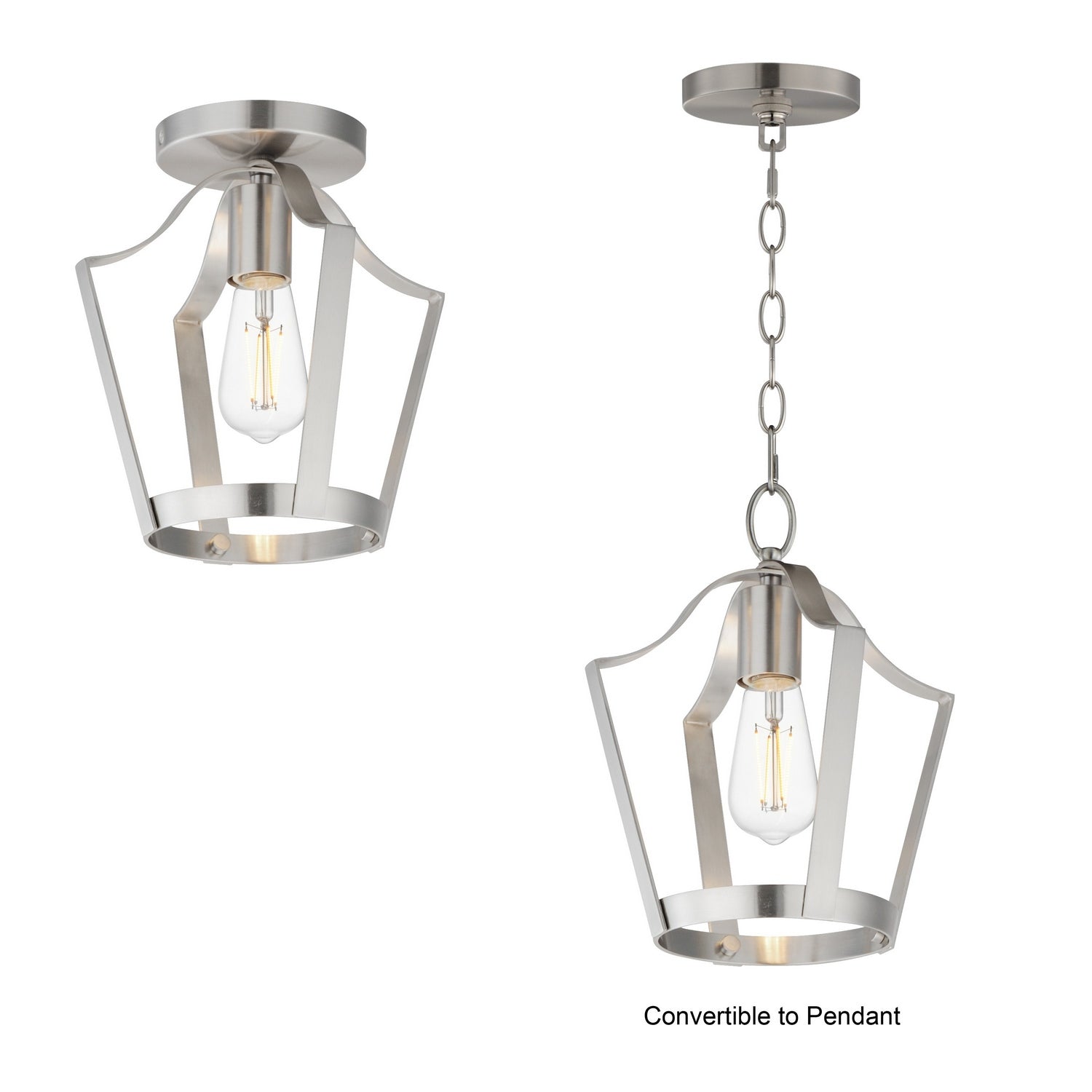 Suspension ou semi-plafonnier 1 lumière | Arden