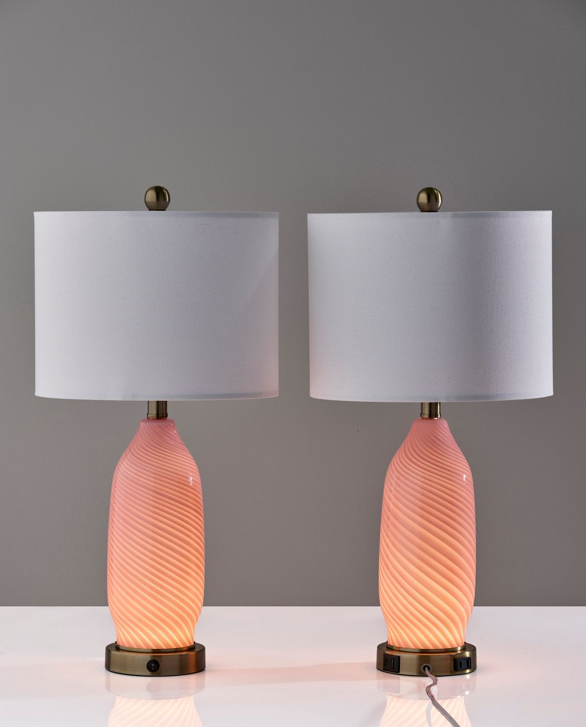 Ensemble de 2 lampes de table | Freya