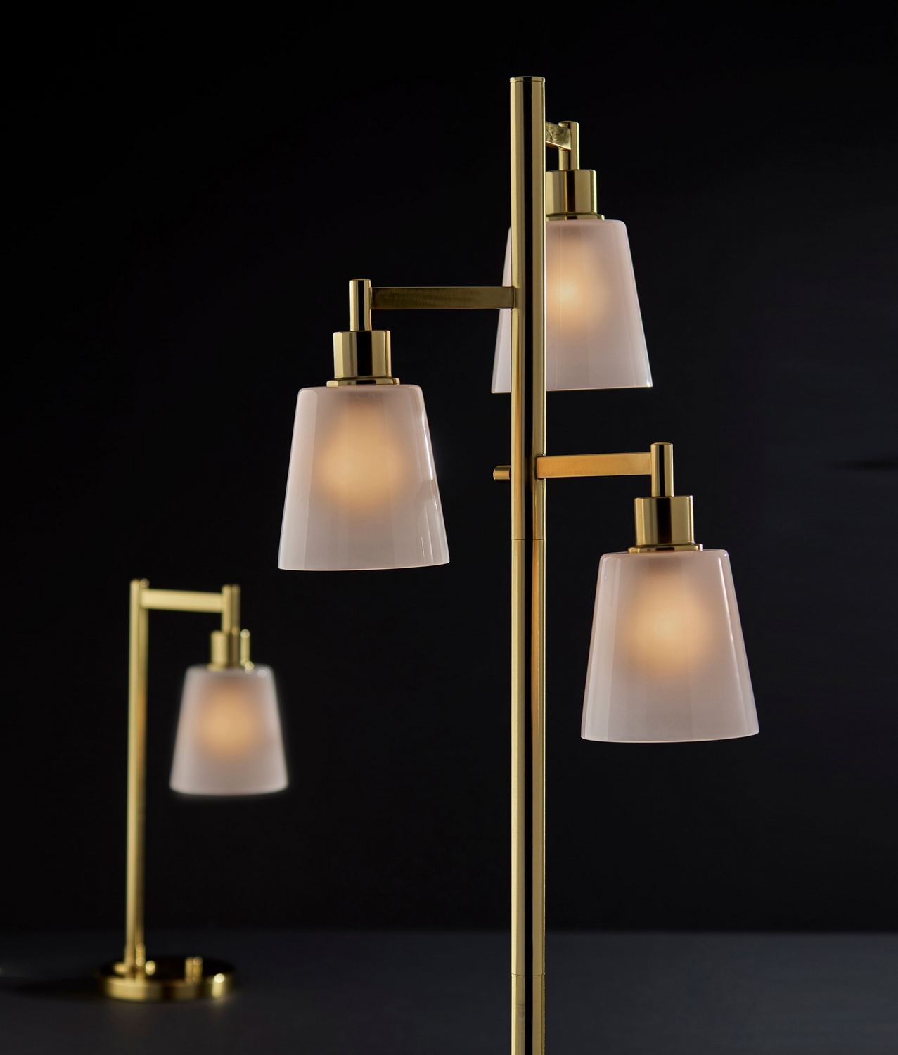 Lampadaire à têtes multiples 3 lumières | Gio