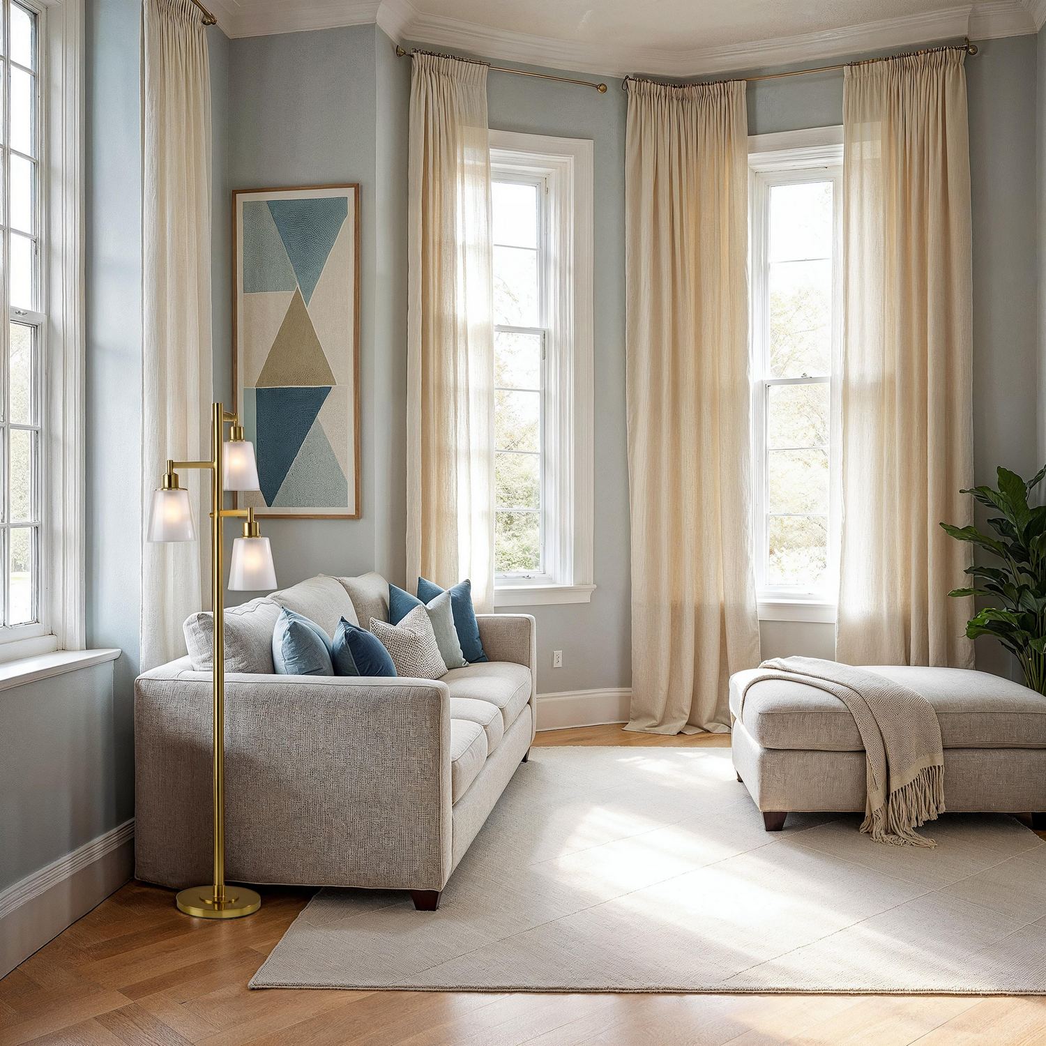 Lampadaire à têtes multiples 3 lumières | Gio