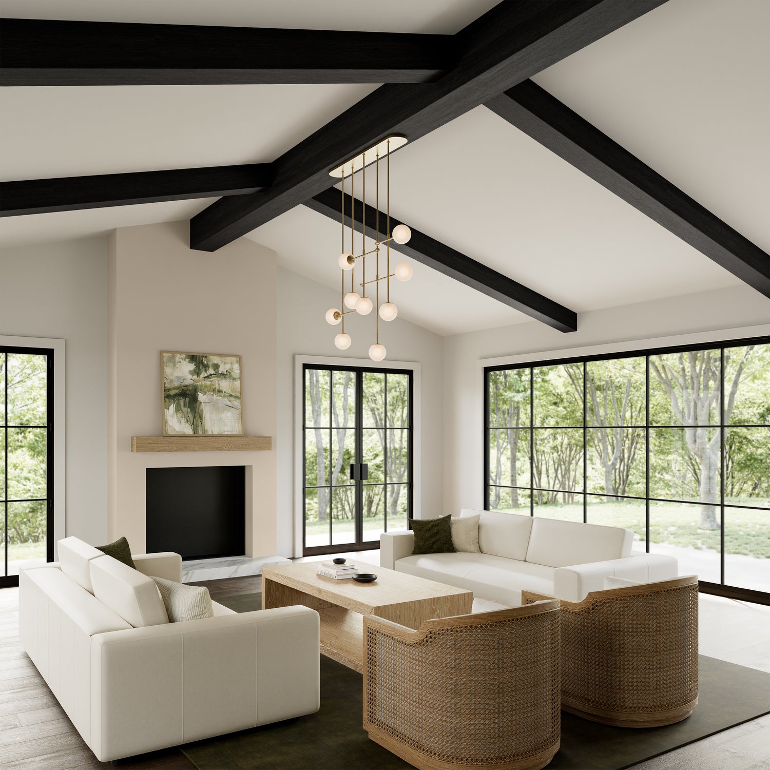 Lustre linéaire 9 lumières | Ursolus