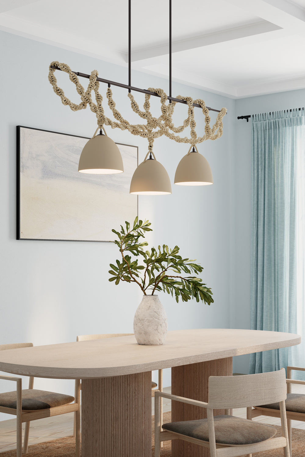 Lustre linéaire 3 lumières | Cordón