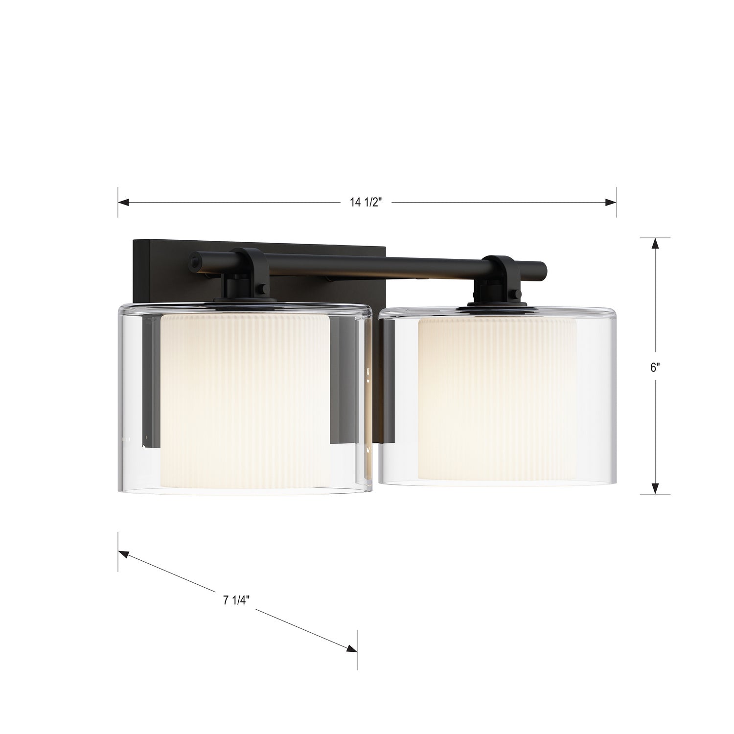 Applique de vanité 2 lumières | Seville