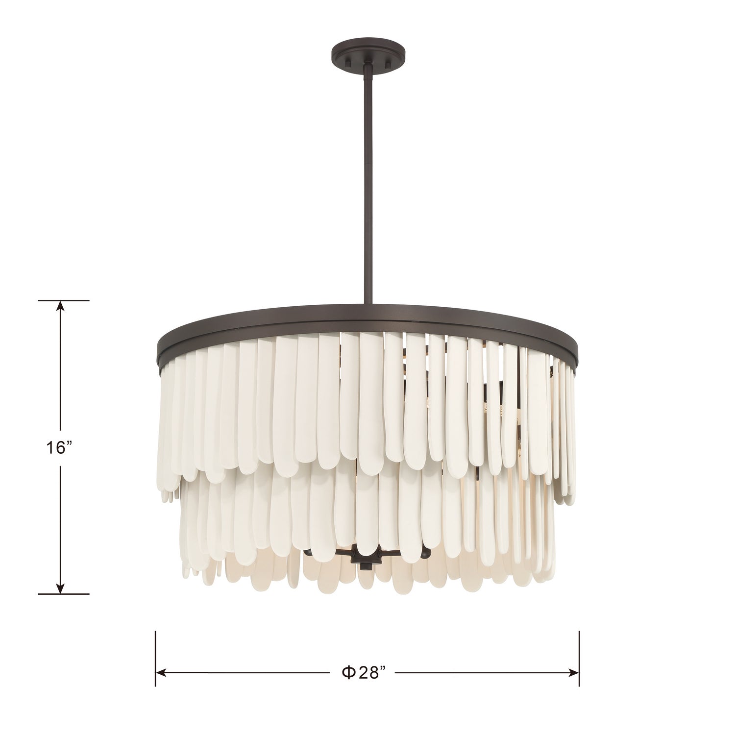 Suspension 9 lumières | Briscade