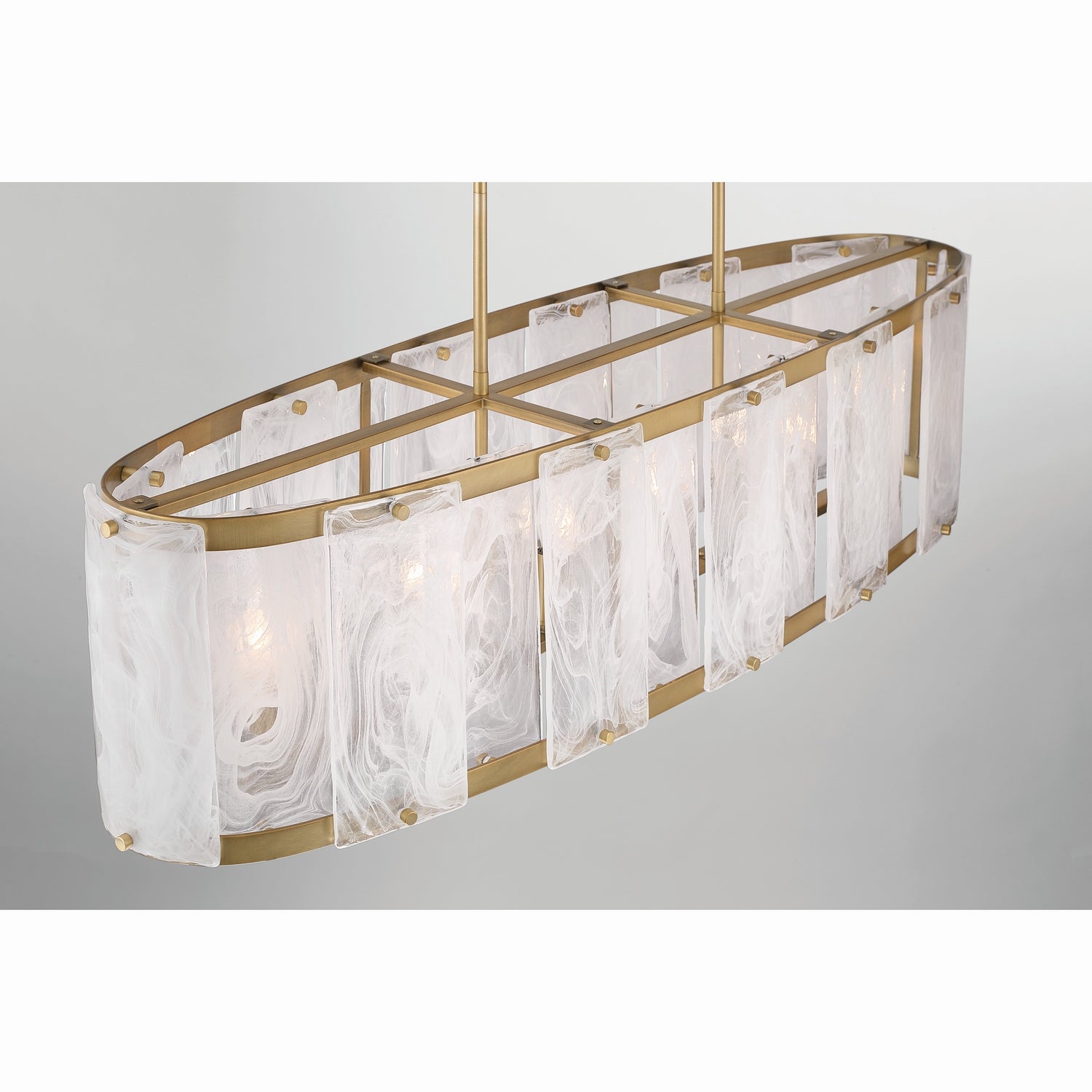 Lustre linéaire 6 lumières | Veil