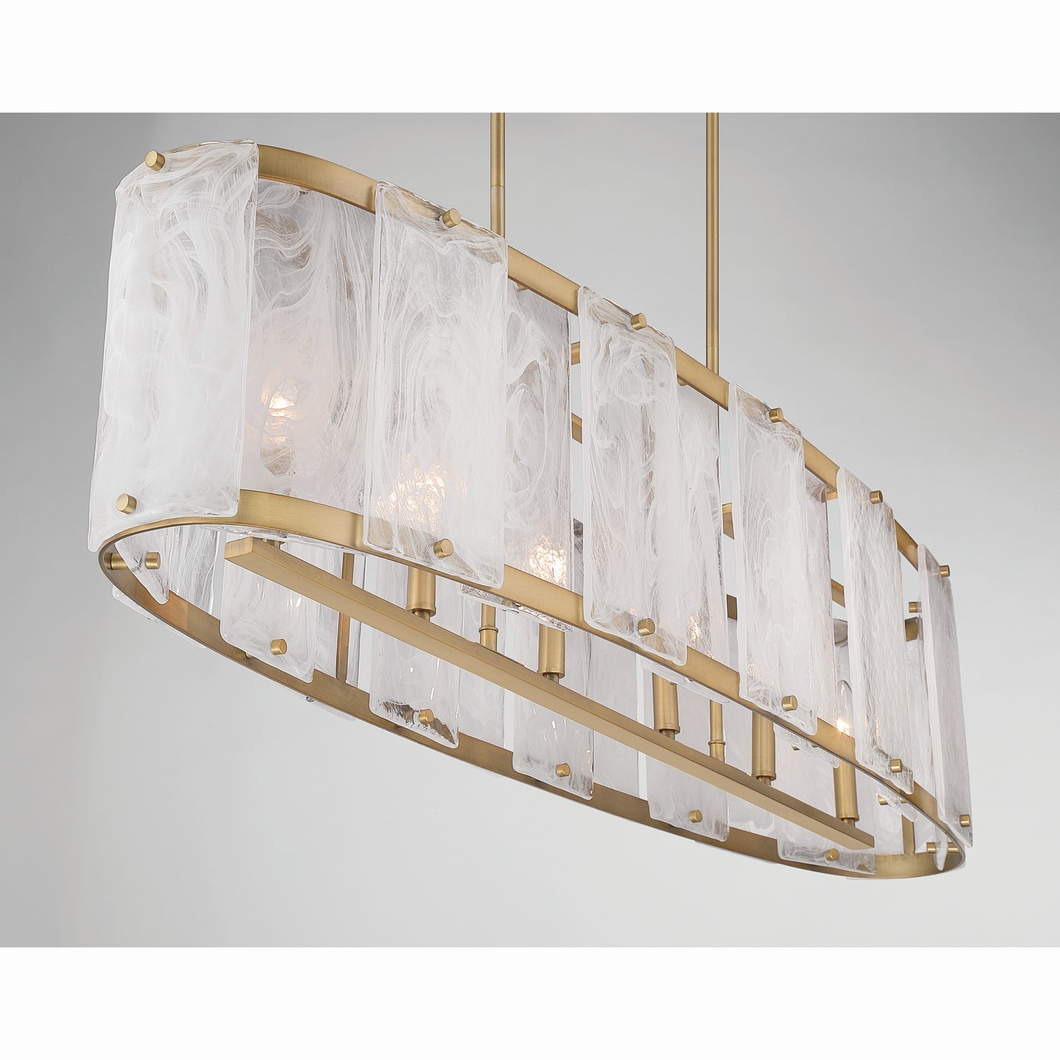 Lustre linéaire 6 lumières | Veil