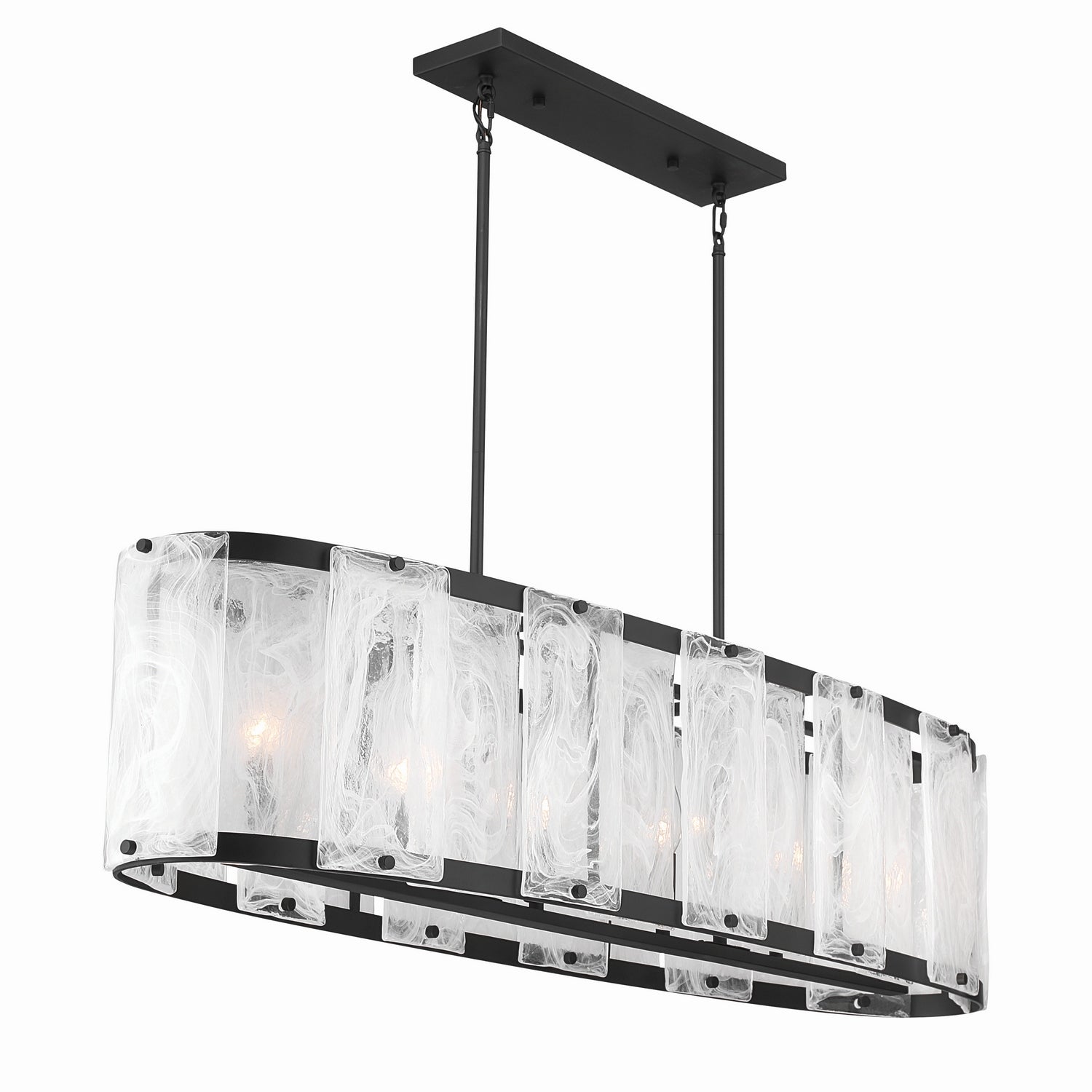 Lustre linéaire 6 lumières | Veil