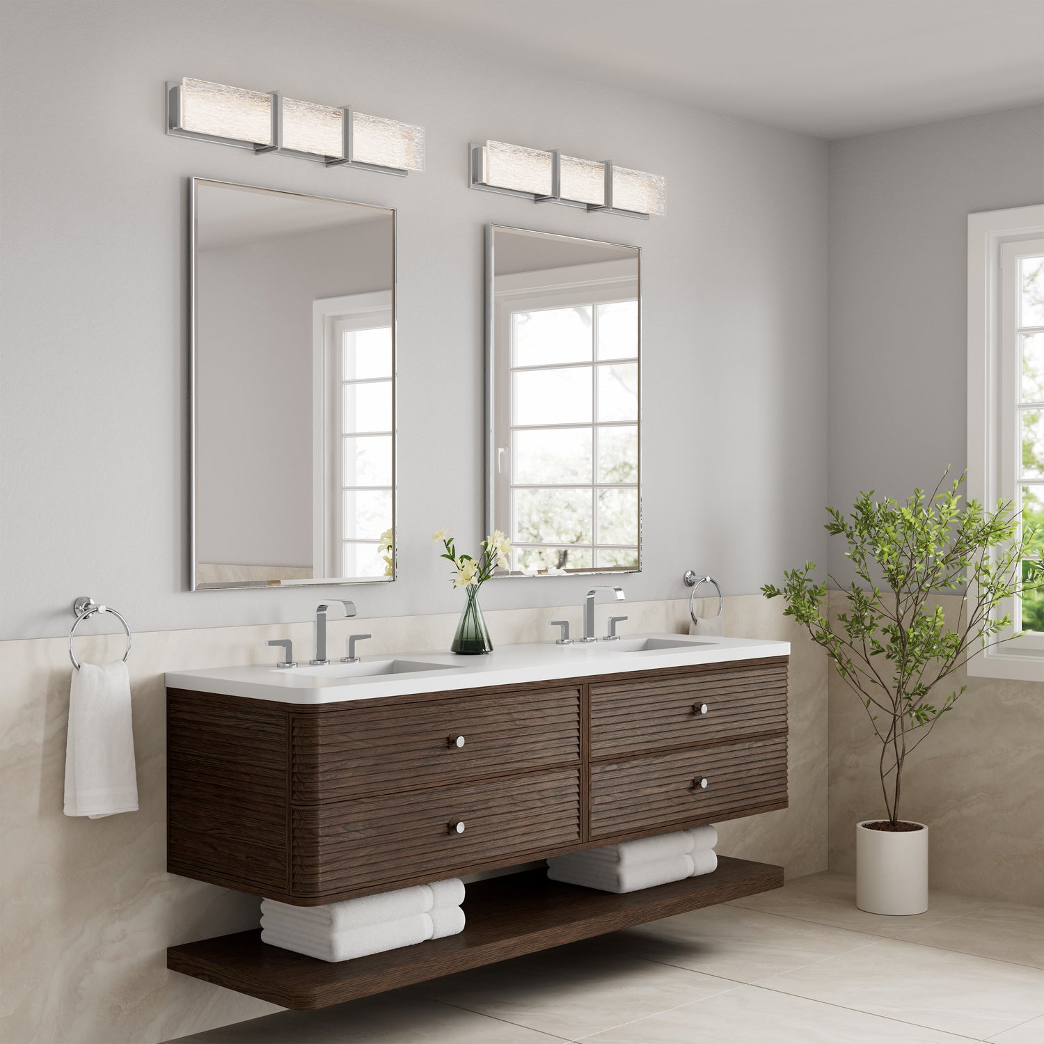 Barre de salle de bain DEL | Lumina
