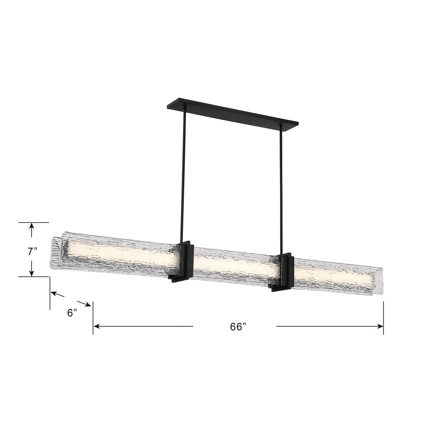Lustre linéaire DEL | Lumina