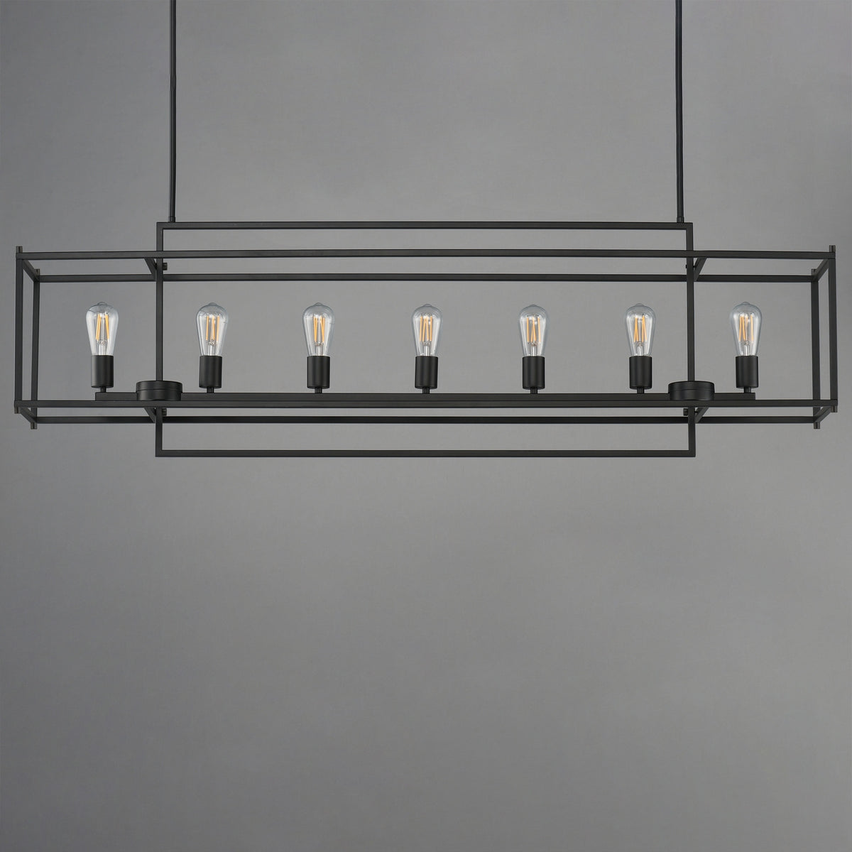 Suspension linéaire 7 lumières | Gridline