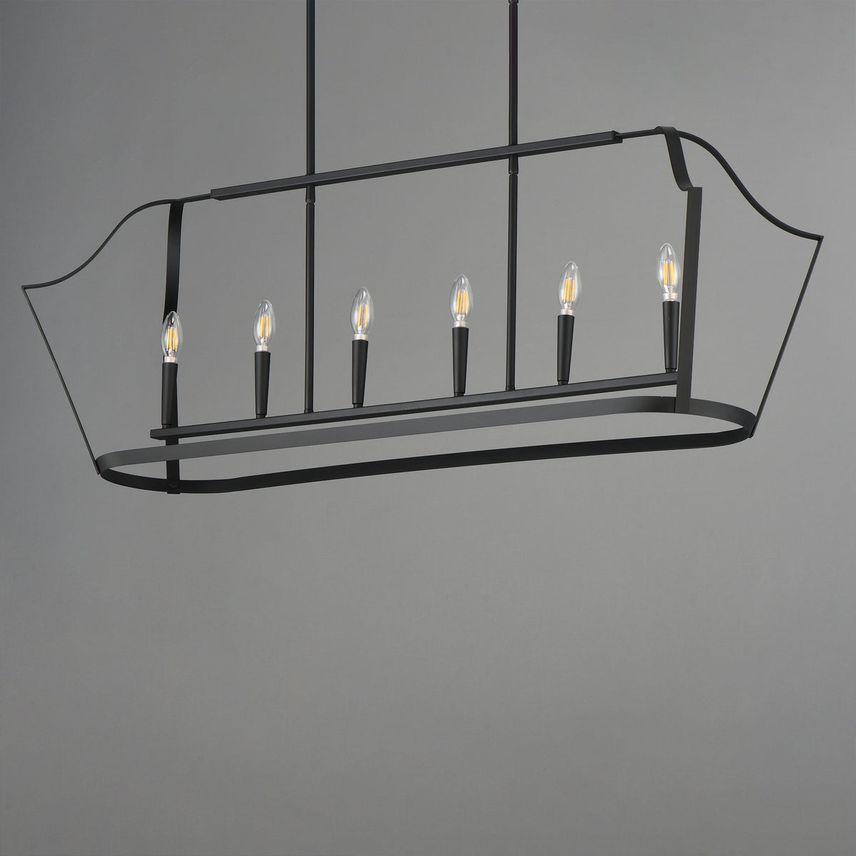 Suspension linéaire 6 lumières | Arden