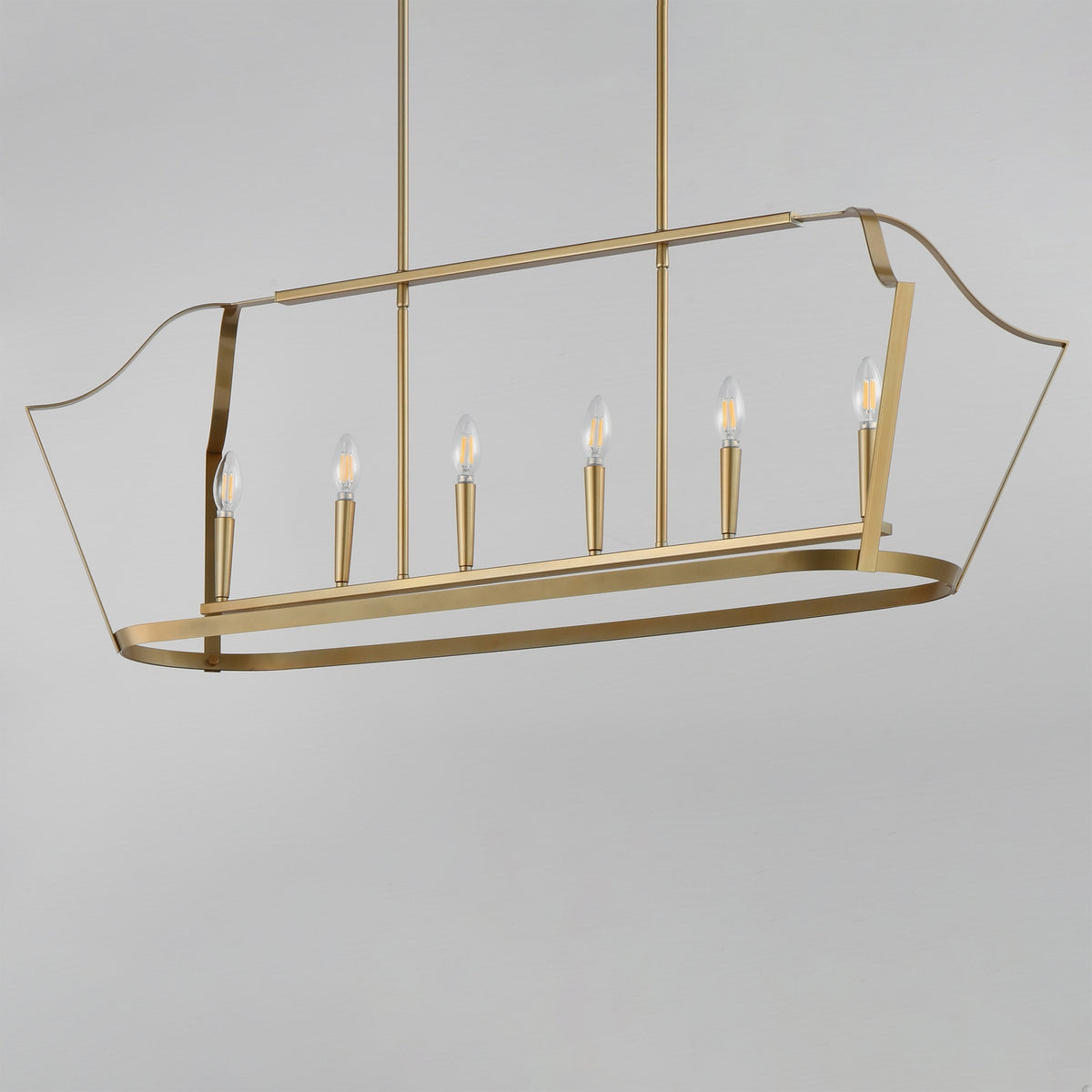 Suspension linéaire 6 lumières | Arden
