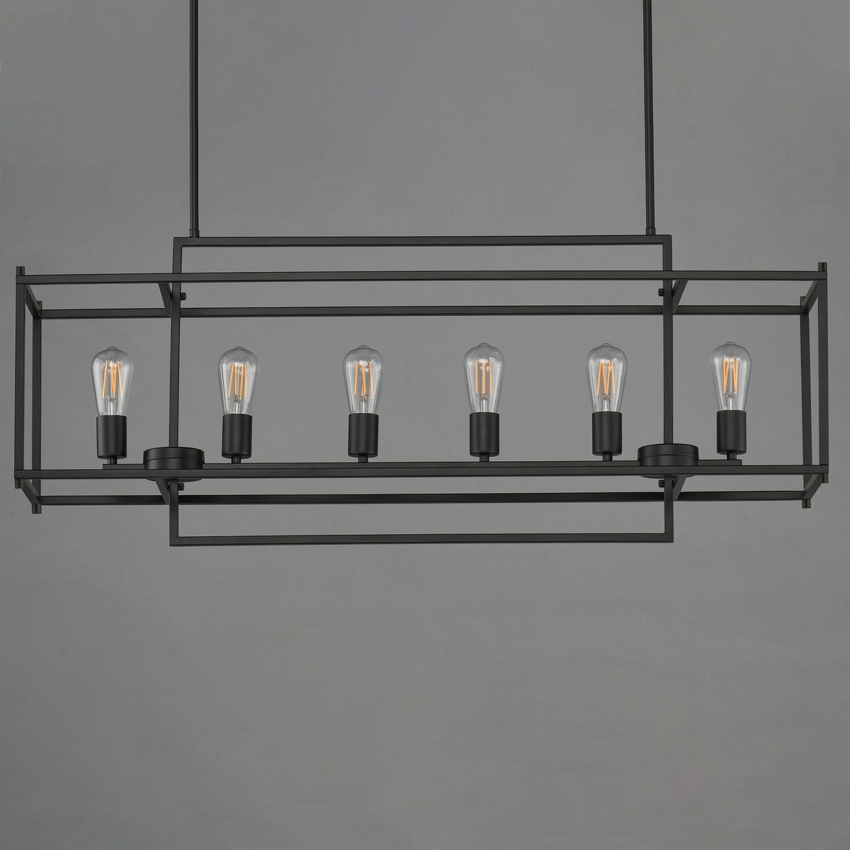 Suspension linéaire 6 lumières | Gridline