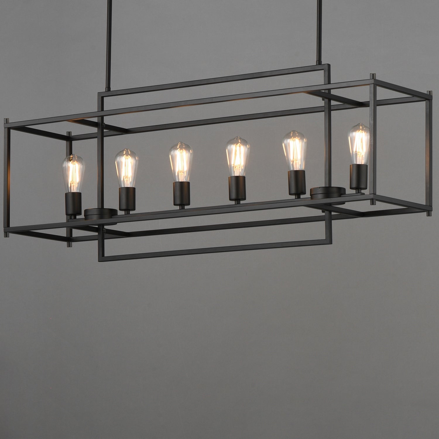 Suspension linéaire 6 lumières | Gridline