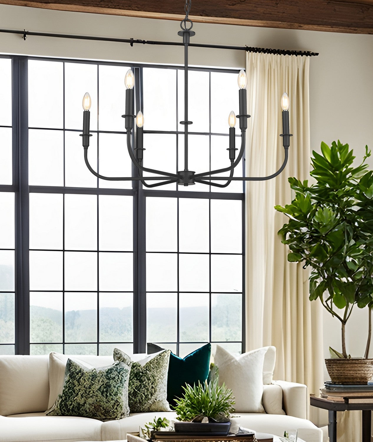 Lustre 6 lumières | Tova