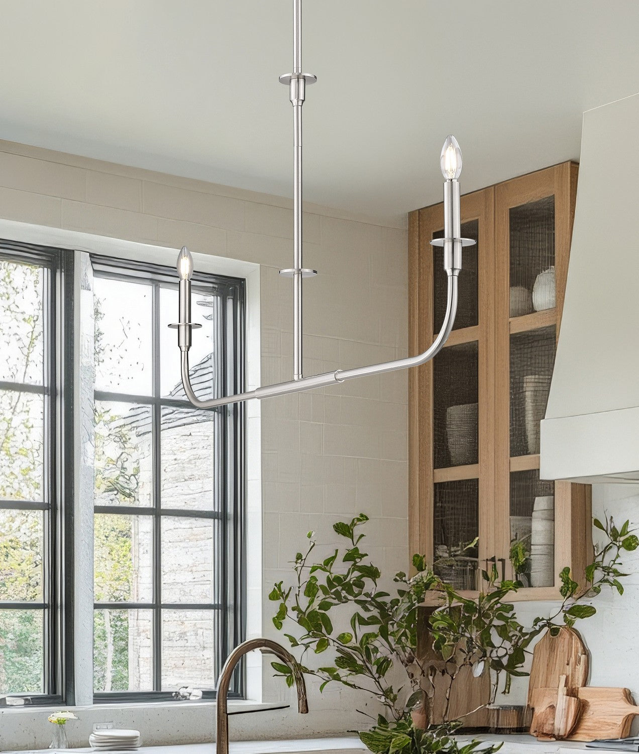 Lustre linéaire 2 lumières | Tova