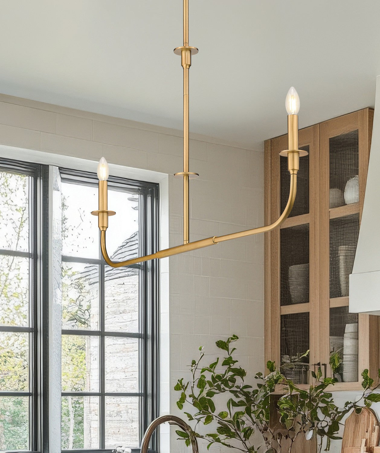 Lustre linéaire 2 lumières | Tova