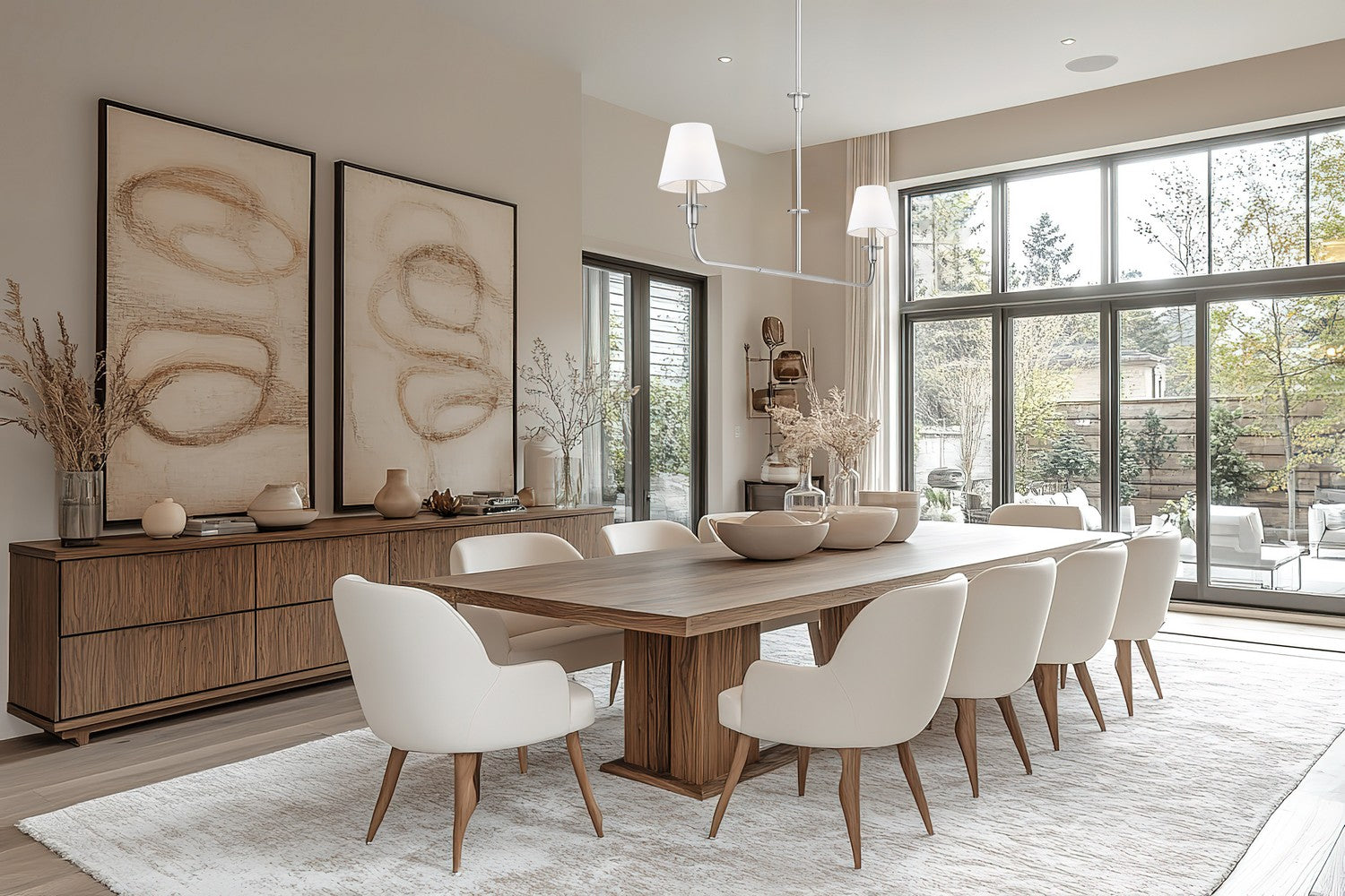 Lustre linéaire 2 lumières | Tova