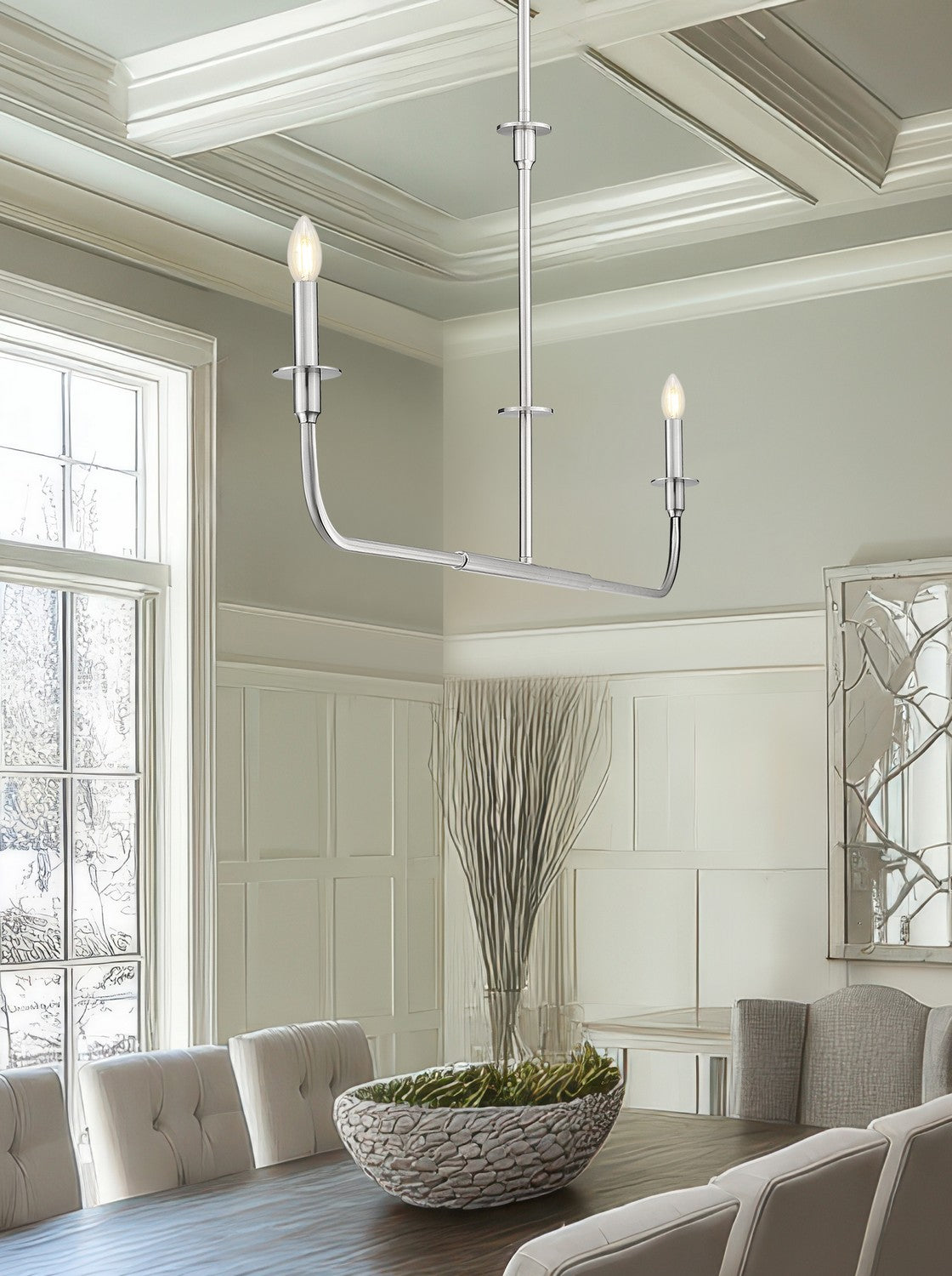Lustre linéaire 2 lumières | Tova