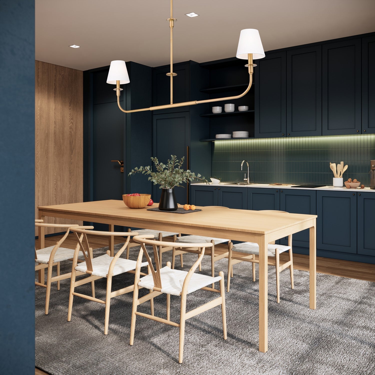 Lustre linéaire 2 lumières | Tova