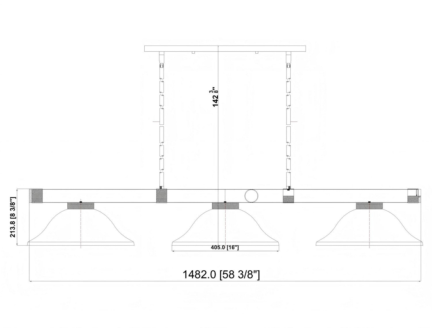 Billiard 3 lumières | Vanguard