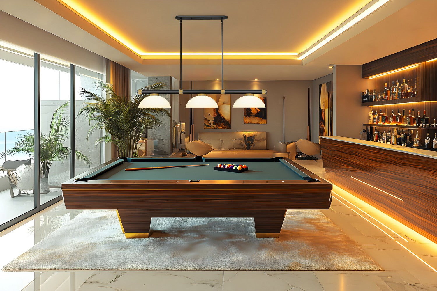 Billiard 3 lumières | Vanguard