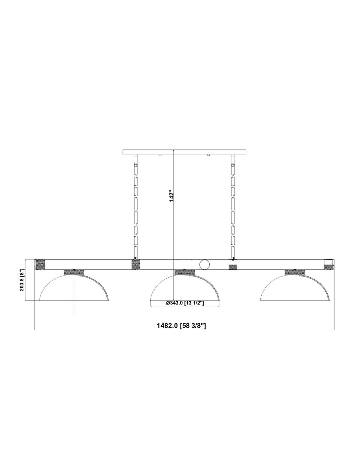 Billiard 3 lumières | Vanguard