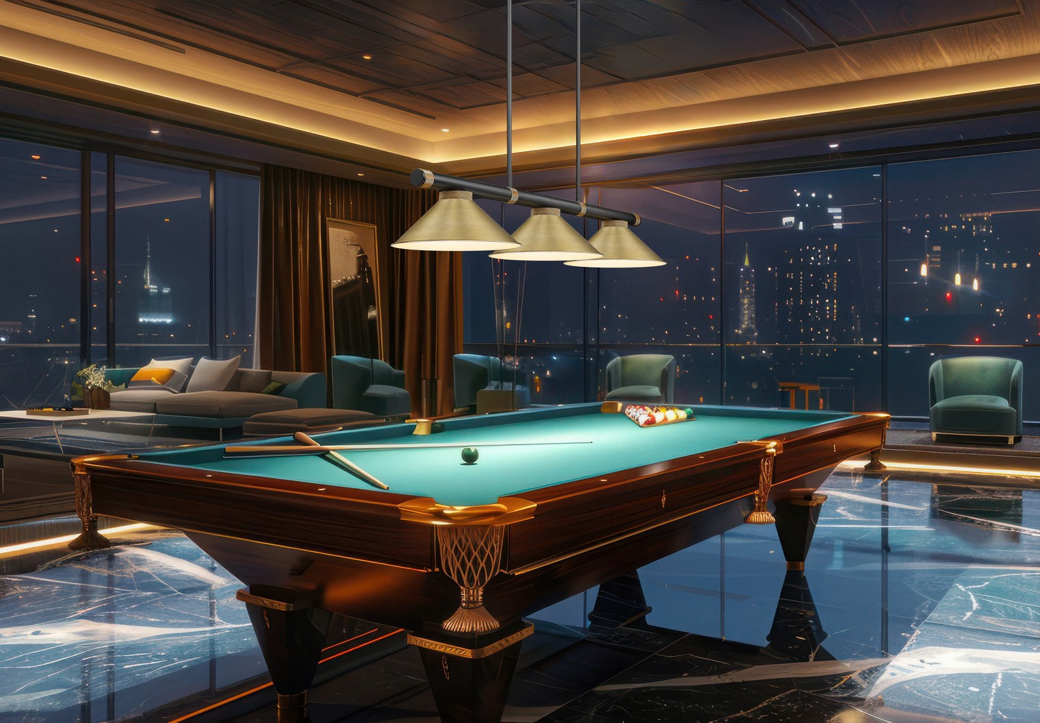 Billiard 3 lumières | Vanguard