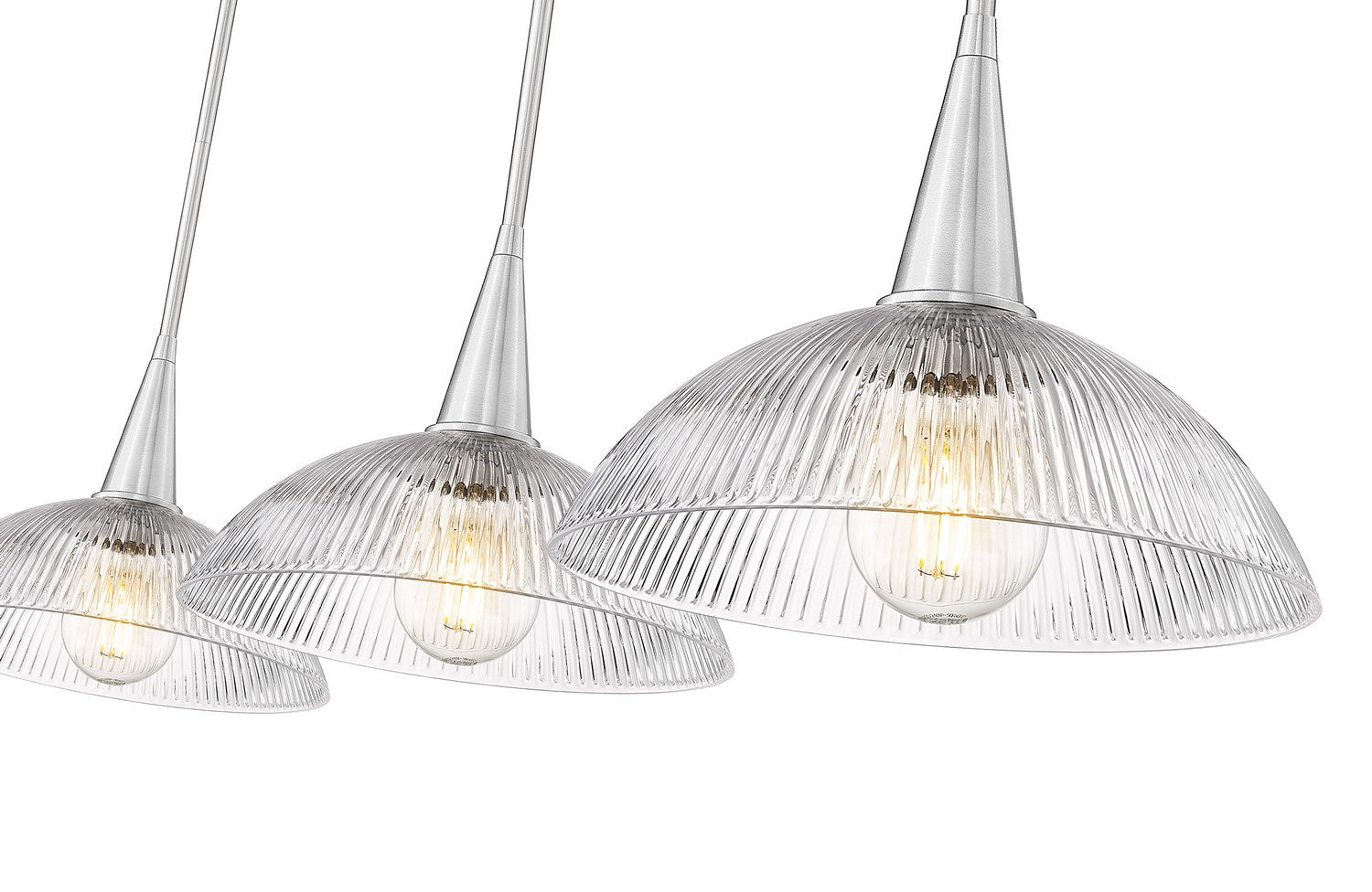 Lustre linéaire 3 lumières | Lunelle