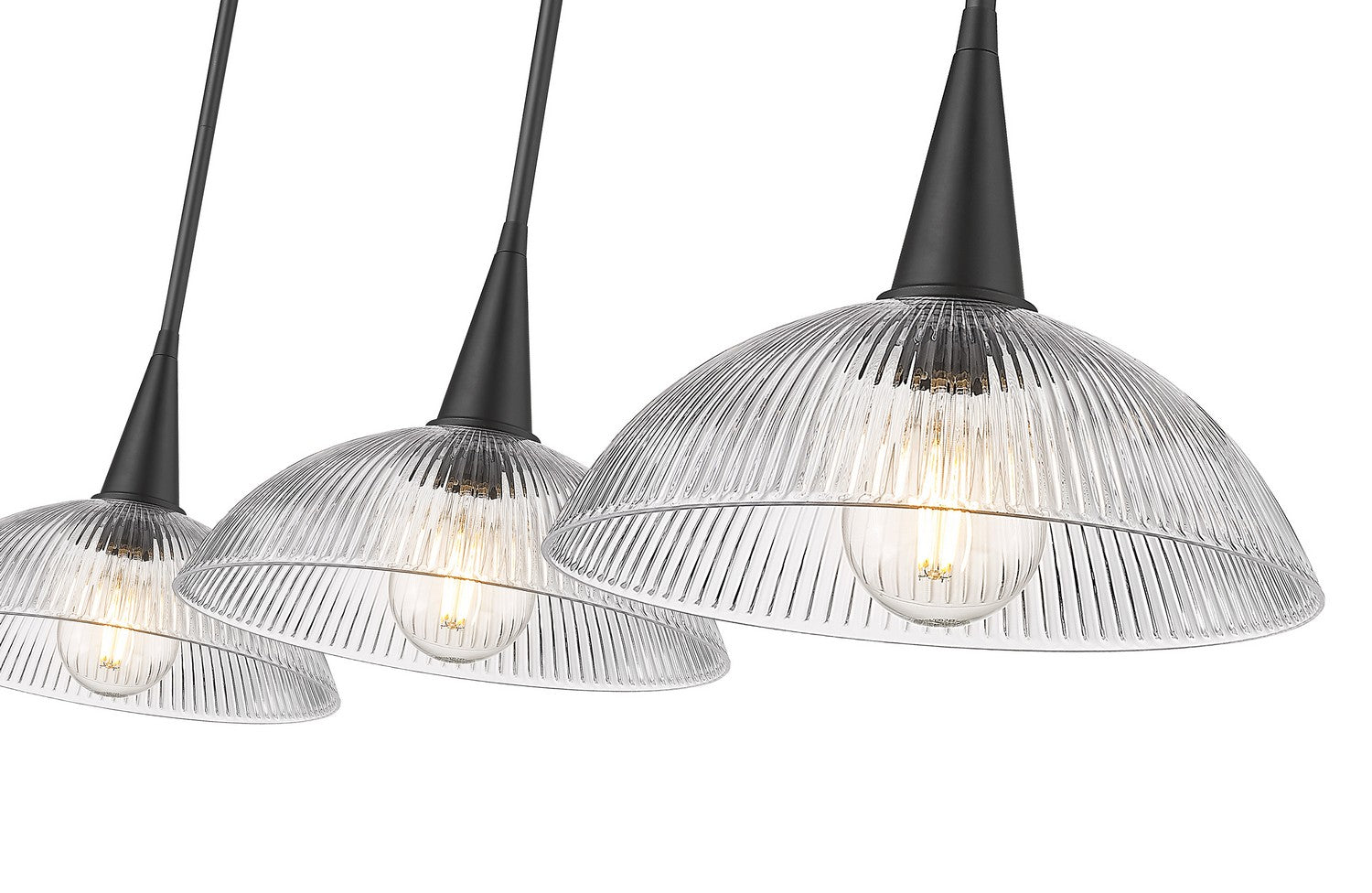 Lustre linéaire 3 lumières | Lunelle