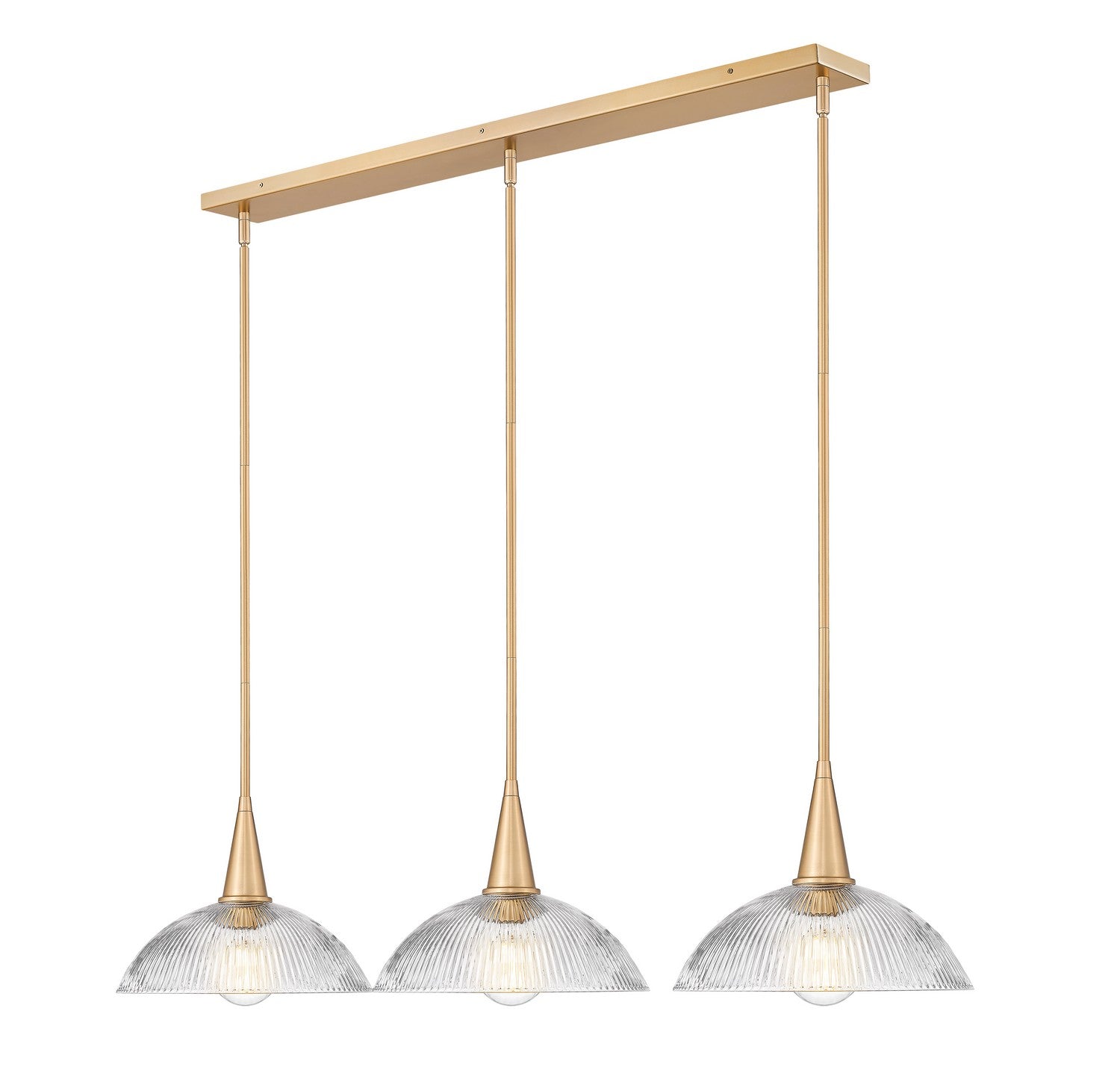 Lustre linéaire 3 lumières | Lunelle